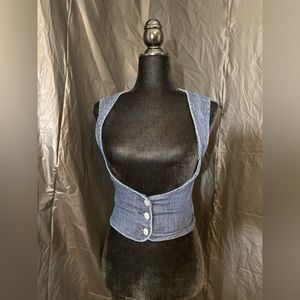 Light dark Jean vest 🤍